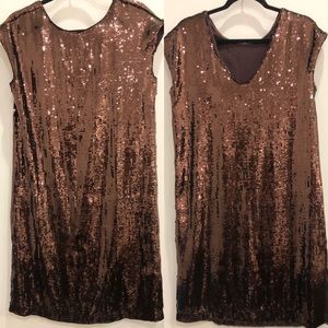 Anthropologie sequin dress